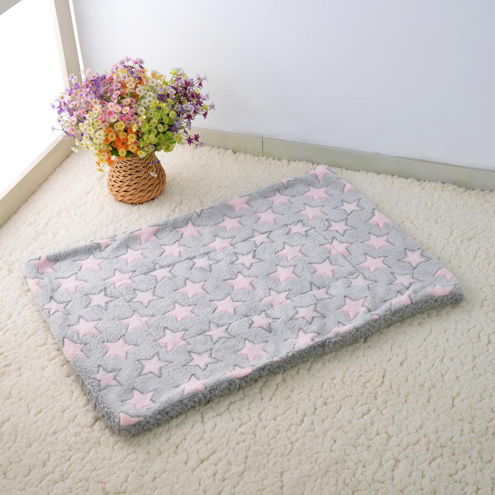 

Мягкое одеяло для спящих домашних животных, кровать для собак, коврик для ящика, ультрамягкая кровать для домашних животных, моющийся коврик для маленьких, средних и больших собак, двусторонний флисовый коврик для питомника собак, кровать для кошек M