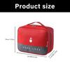 Portable First Aid Kit For Outdoor Hiking Car Family Use Features Multiple Storage Pockets Storage Bag for Home Travel