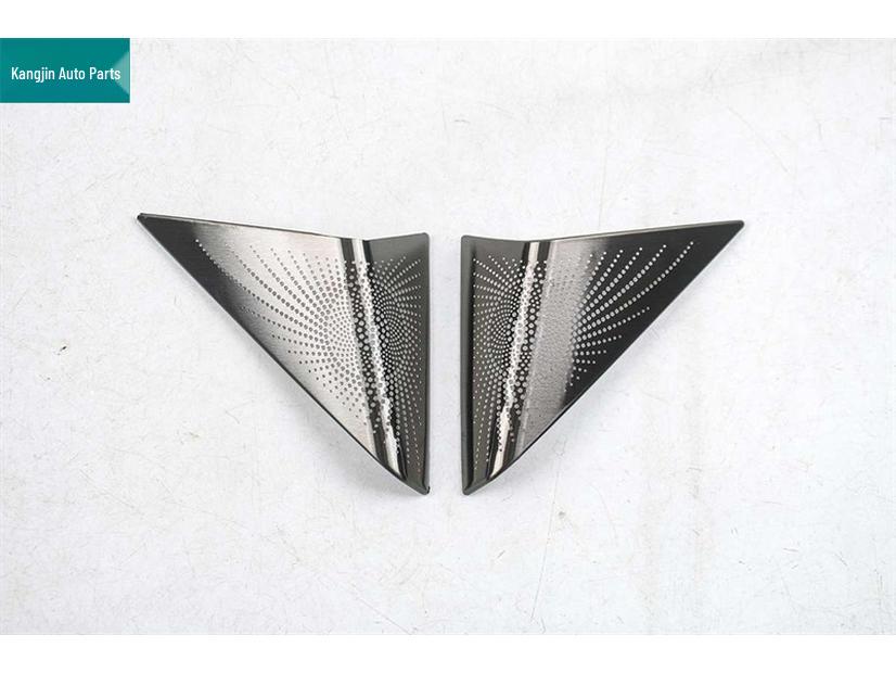 Stainless Steel Front A-Pillar Speaker Cover for Buick Envision 26 Models (Black Titanium)