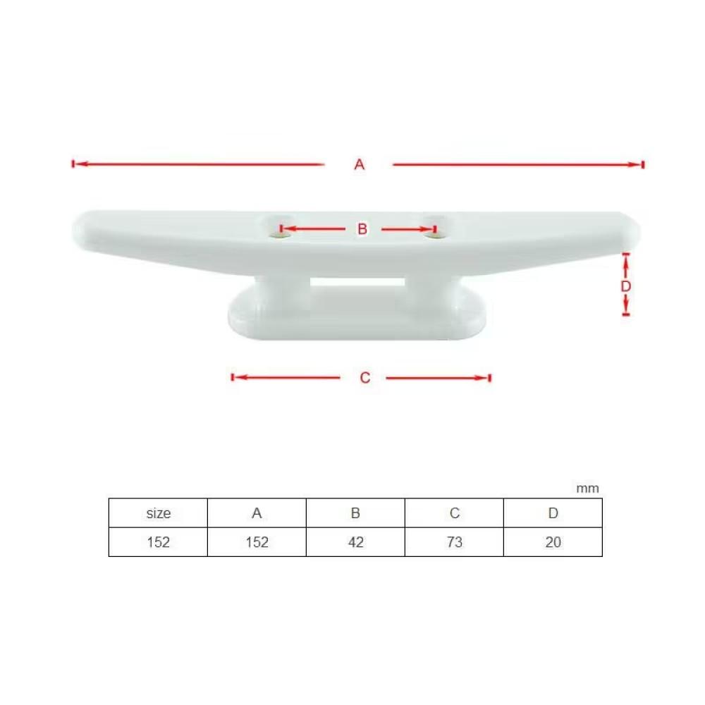 Boulon d'ancre de bateau en nylon – Boulon d'ancre de quai avec vis en acier inoxydable, Pour kayak, canoë, petit bateau, Décoration d'intérieur DIY (Plusieurs tailles, Noir)