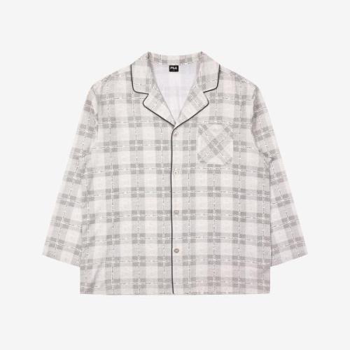 [FILA] Holiday Check Print Men's Pajama Set FI4PJG1403MOTL [Shipped from Korea] 100% Authentic