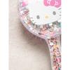 Brosse à cheveux pailletée Hello Kitty Daiso