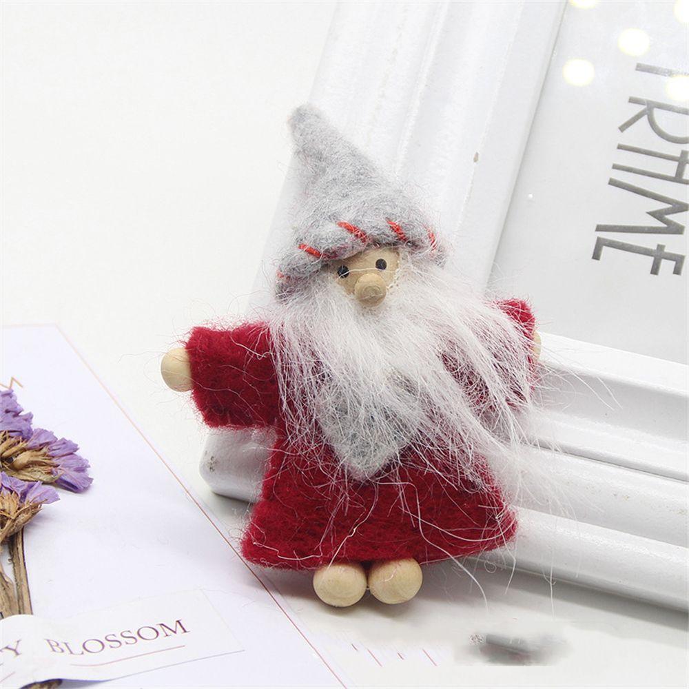 Xmas Tree Elf Merry Christmas Wool Felt Christmas Ornament Christmas Decorations Christmas Doll