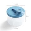 Portable Baby Food Storage Box Rotating Four-Compartment Box Snacks Container