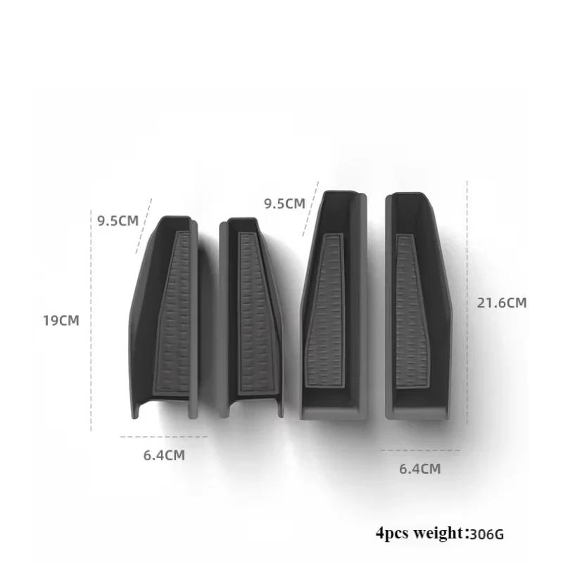 Door Handle Storage Box  For Tesla Cybertruck Front Door Handle Tray Hidden Organizer Container Phone Glasses Holder Accessories