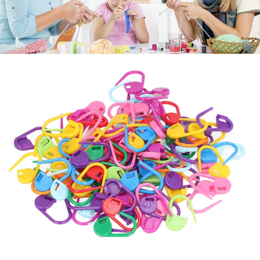 120 Pcs Plastic Crochet Markers 105*72*18mm Needle Clips Convenient Stitch Markers  Yarn Crafts