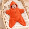 Star Shape Newborn Hooded Romper Flannel Baby Sleeping Bag Cute Infant Blanket  Winter