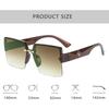 Luxury Fashion Brand Designer Sunglasses Women Square Letter Vintage Elegant Shades Glasses Cute Trendy Travel