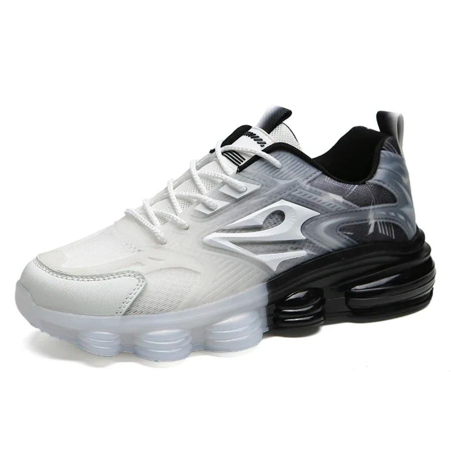 

Новые дизайнерские спортивные туфли большого размера 2025 года с нескользящей подошвой 39-47, беговые лоферы и мужские теннисные туфли дышащие 46 чёрный