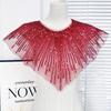 Embroidery Lace Frontal Rhinestone Applique Women's Clothing Apparel  Wedding Party Performance