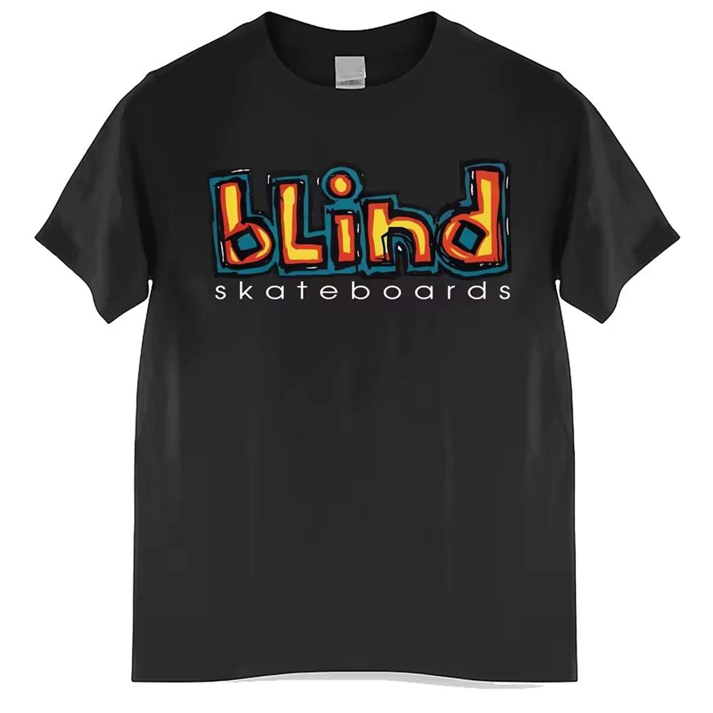 Playeras De Mujeres Tshirt Unisex Unisexs Clothing Homme Unisexs New In Top Tees Tee Shirt Homme Tshirts For Unisex Blind Skateboard TShirt