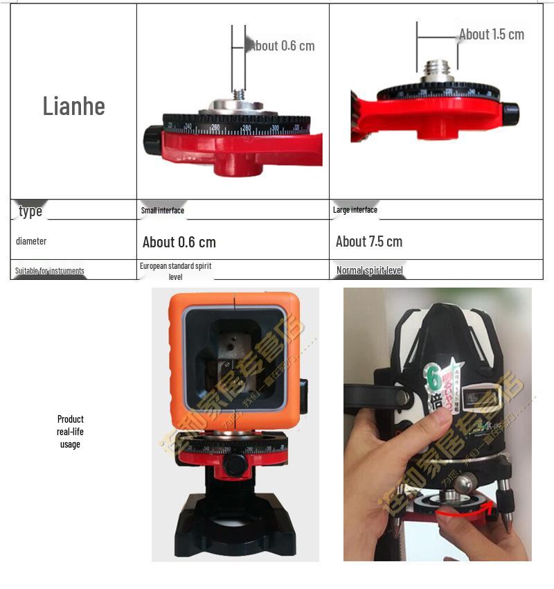 L-Shaped Magnetic Wall Mount with 5/8" Interface & Strong Magnet Adsorption