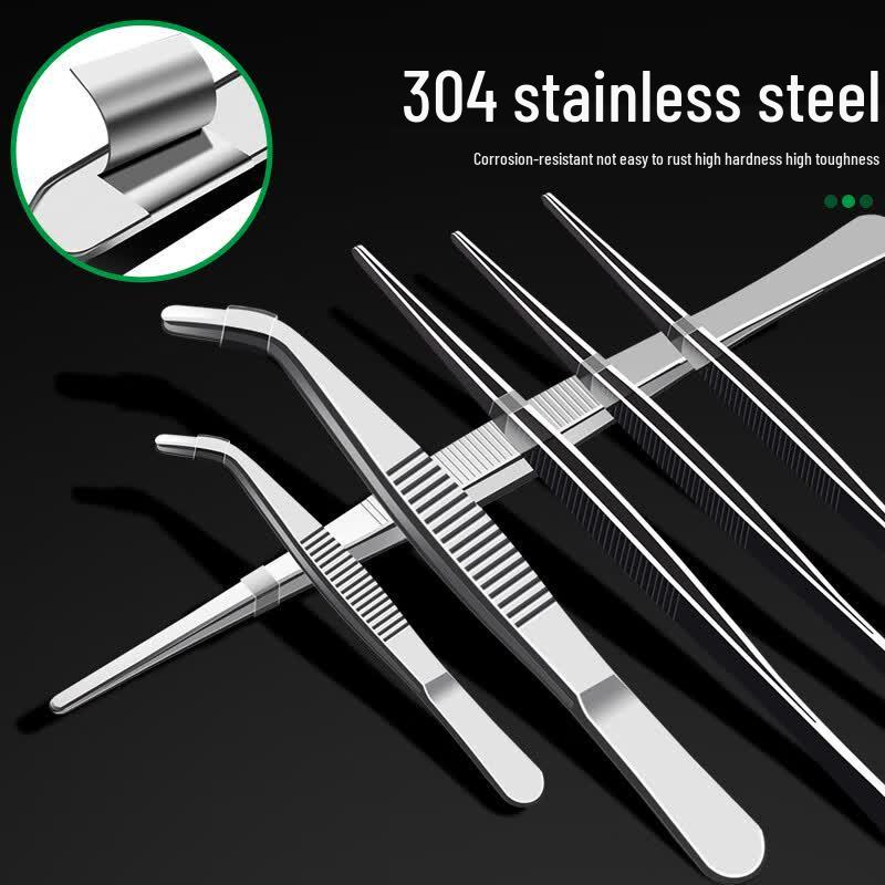 Premium 304 Stainless Steel Aquarium Tweezers