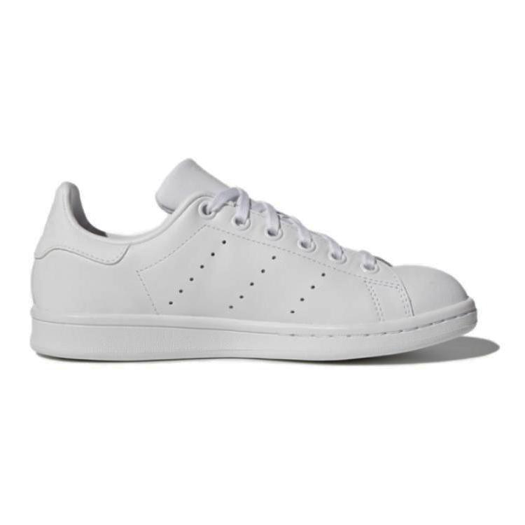 Adidas Originals STAN SMITH J Slip Resistant Abrasion Resistant Low top Kids' Skateboarding Shoes White Teenagers S76330