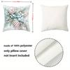 Christmas Floral Patterned Decorative Throw Pillows Polyester pillowcase, sofa decorative cushion cov Headboard Pillow