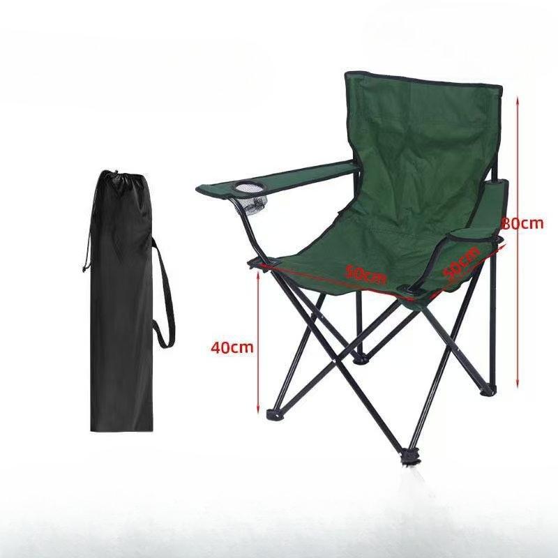 Camping Chair Folding Chair, With Cup Holder, Camping Chair Foldable, For Outdoor, Sports, Beach, Fishing, Oxford Garden Chair