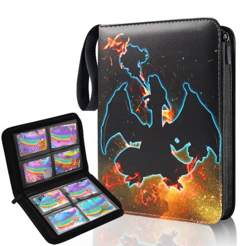 

400-Pocket Card File, Large Capacity, Waterproof and Abrasion-Resistant Surface, Portable Zipper Organizer