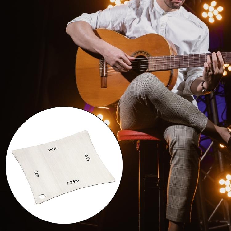 Guitar Fretboard Radius Gauges Stainless Steel Fingerboard Guitar Ruler Luthier Tools Fretboard Measuring Tool Enduring