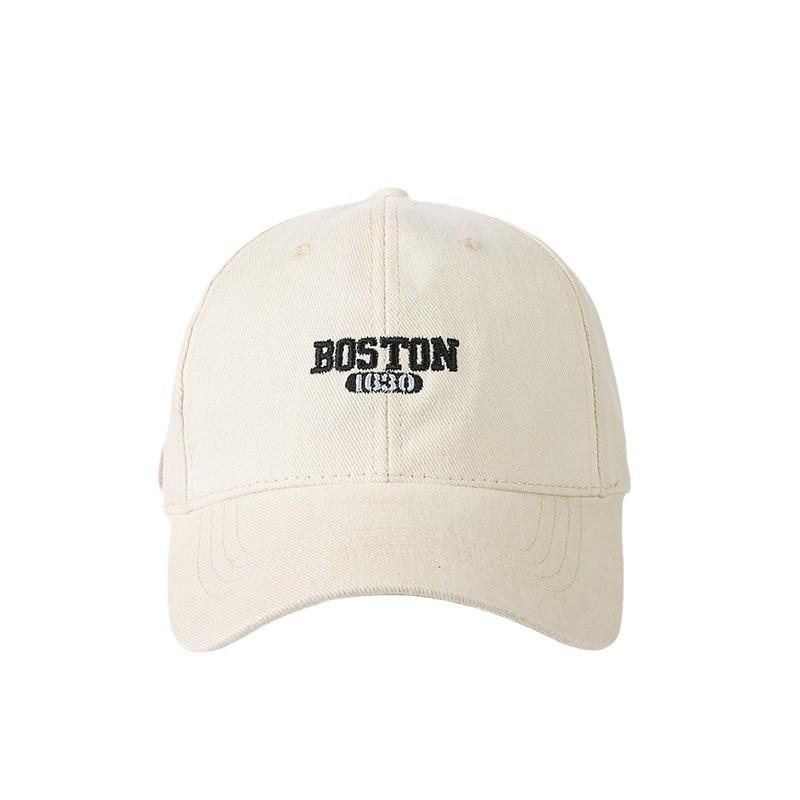 Large-Brim Brushed Baseball Cap: Autumn/Winter Unisex Fashion with Letter Design