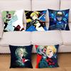 Aegis Animated Game P - Persona 3 Pillow Case Square Pillow Bedroom Sofa Leisure Comfort CushionLivingRoom Home Decoration 40X40