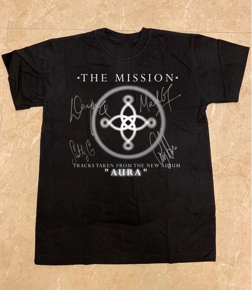 

The Mission – Aura Album and Signature Full Size S-5XL Unisex T-Shirt M