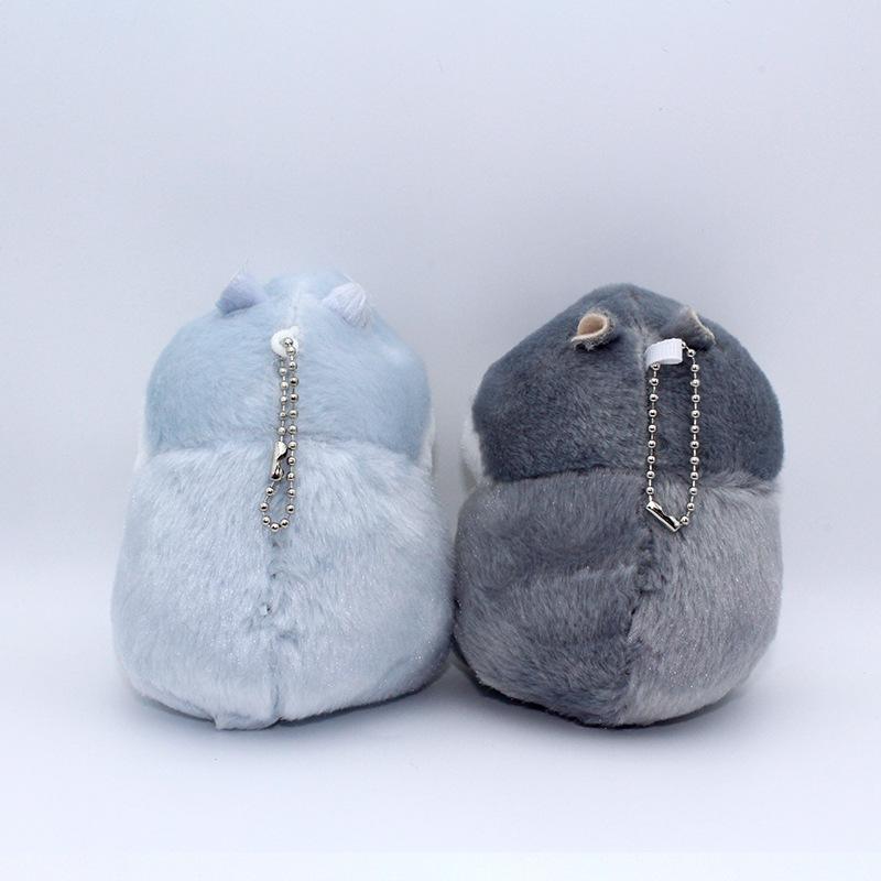 Adorable Hamster Plush Keychain Backpack Accessory - Perfect Gift for Girls