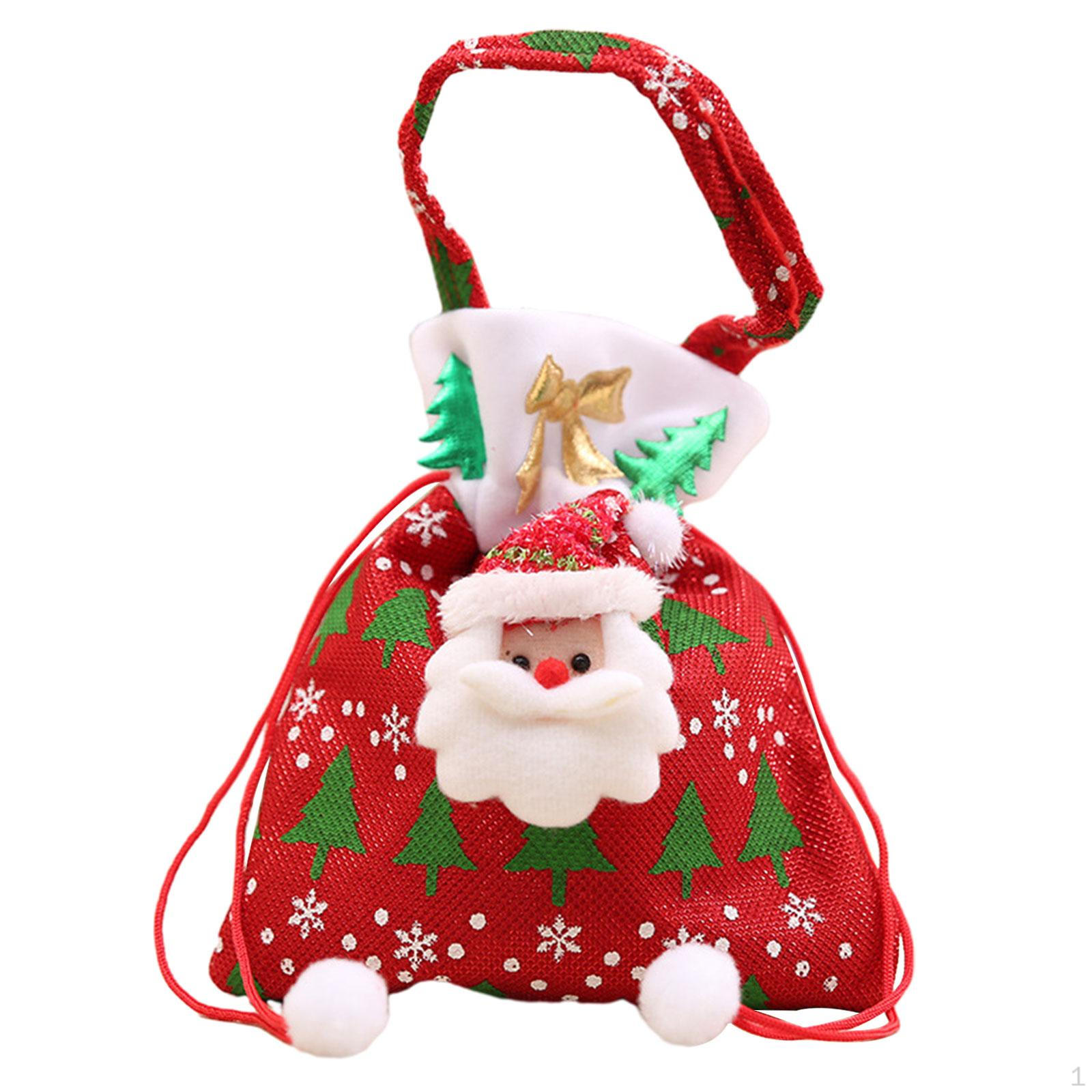 

Рождественская кукла Подарочный мешок Рождественские конфеты Мешок подарков Гном Веревка для