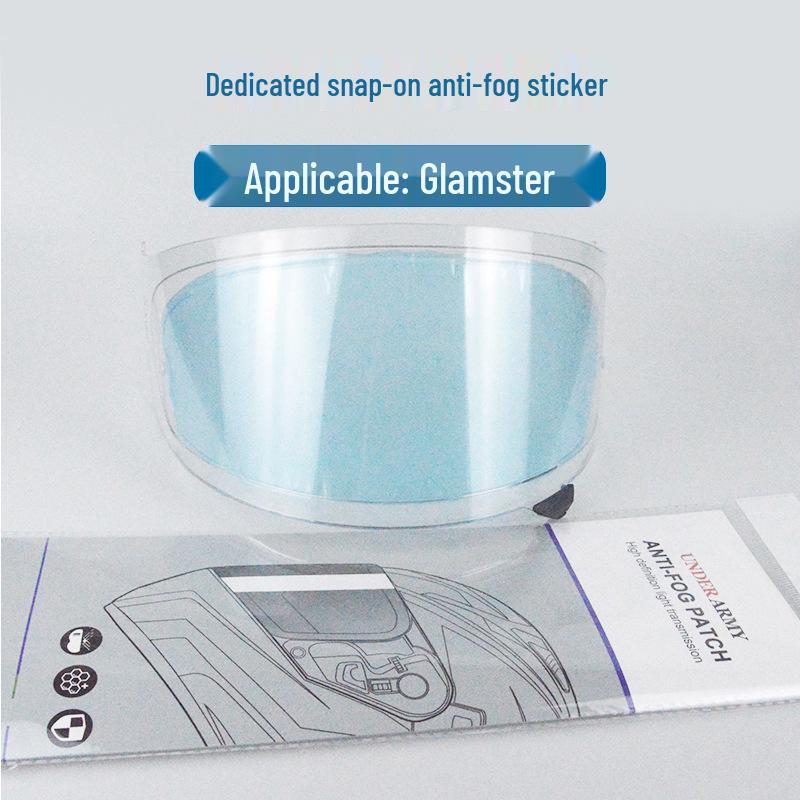 Glamster Helmet Visor Anti-Fog Sticker for Day & Night