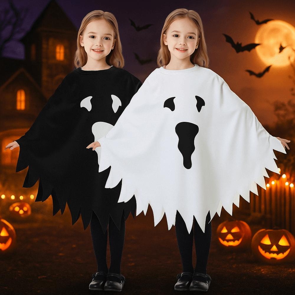 Fun Interaction Glowing Ghost Cape Party Cloak Luminous Ghost Shawl  Kids