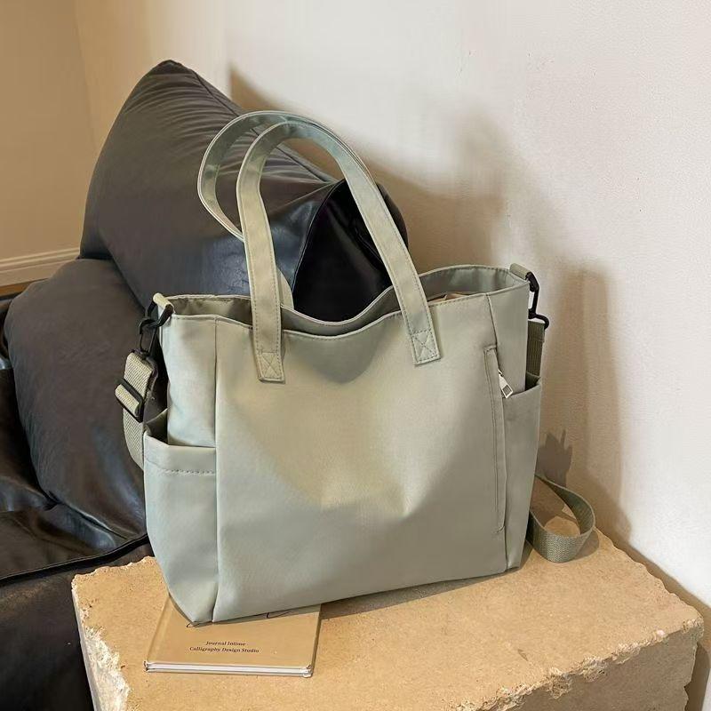 

Women’s Nylon Tote Bag Large Capacity Shoulder Bag Waterproof Crossbody Handbag Casual Multi Pocket Travel Work Shopping Tote Purse