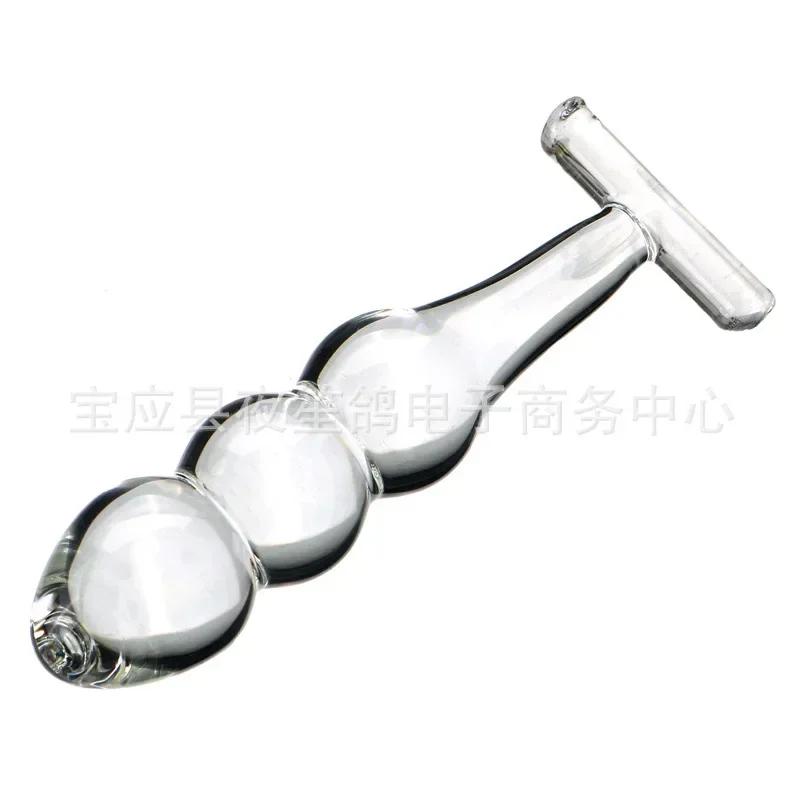 Anus Dilator Prostate Massage Stimulation Glass Anal Butt Plug Stick Sex Toy For Adult Women Anal Plug Anal Beads Vaginal G-spot