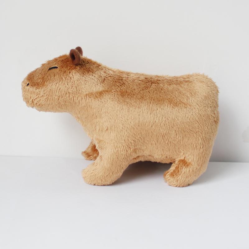 17cm Capybara Dolls Kids Toys Simulation Capybara Stuffed Animals Plush Toy Soft Dolls Christmas Gift
