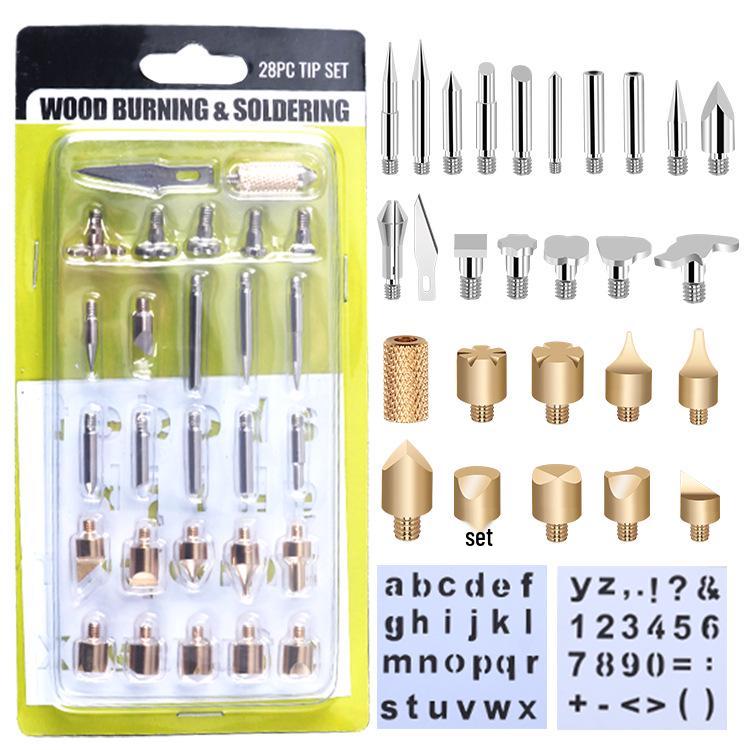 90-Piece Soldering & Pyrography Set with Constant Temperature Engraving Tools and Tips.