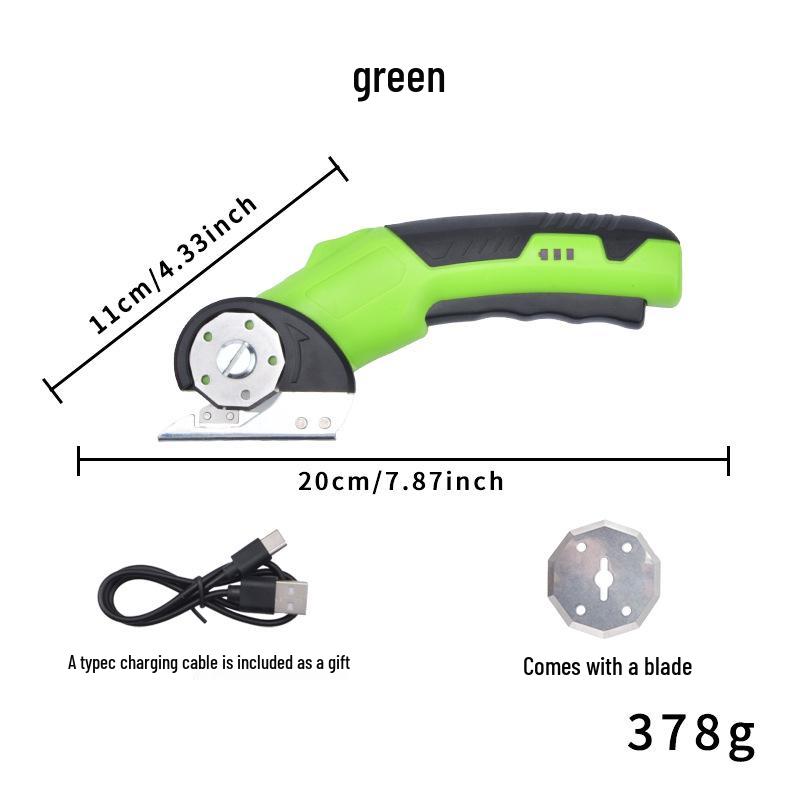 Compact Electric Lithium Scissors: Efficient Rotary Cutter for Fabric and Leather