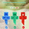 50pc 90° 180° 360° Angle Simple Refraction Sprinkler Nozzle Head Garden Flower Fruit Tree Automatic Watering Mist Sprayer Nozzle