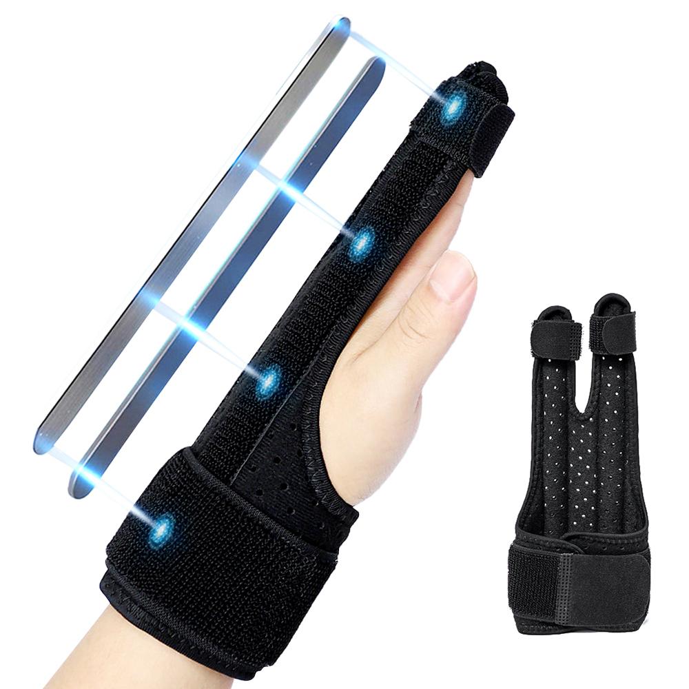 Adjustable Finger Splint For Trigger Mallet Finger Hand Fracture Support Brace Index Middle Ring Little Finger