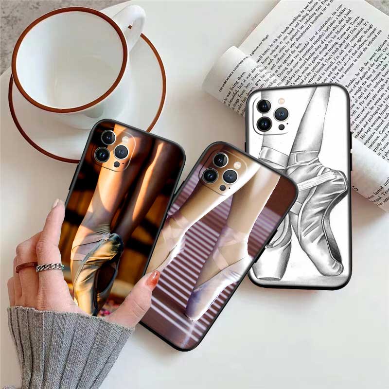 UP12 Ballet Pointe Shoes Ballerina Shell Phone Case for Xiaomi Poco C40 C50 C51 C55 C65 C71 C75 F3 F5 F6 F7 M2 M3 Pro Ultra