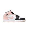 Air Jordan 1 Mid Grade School 'Crimson Tint' (Unisex) White / Black / Crimson Tint Kids' Basketball Shoes 554725 133