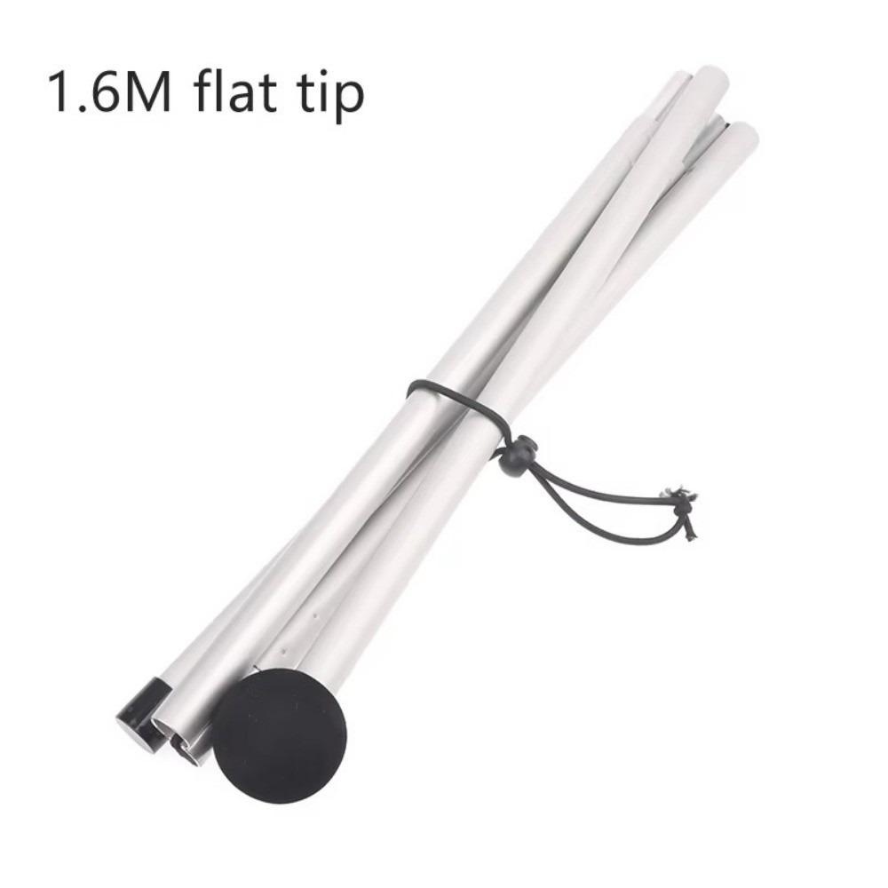1.6/2M Beach Canopy Tent Pole Aluminum Alloy Shelter Tarp Pole  For Camping Party