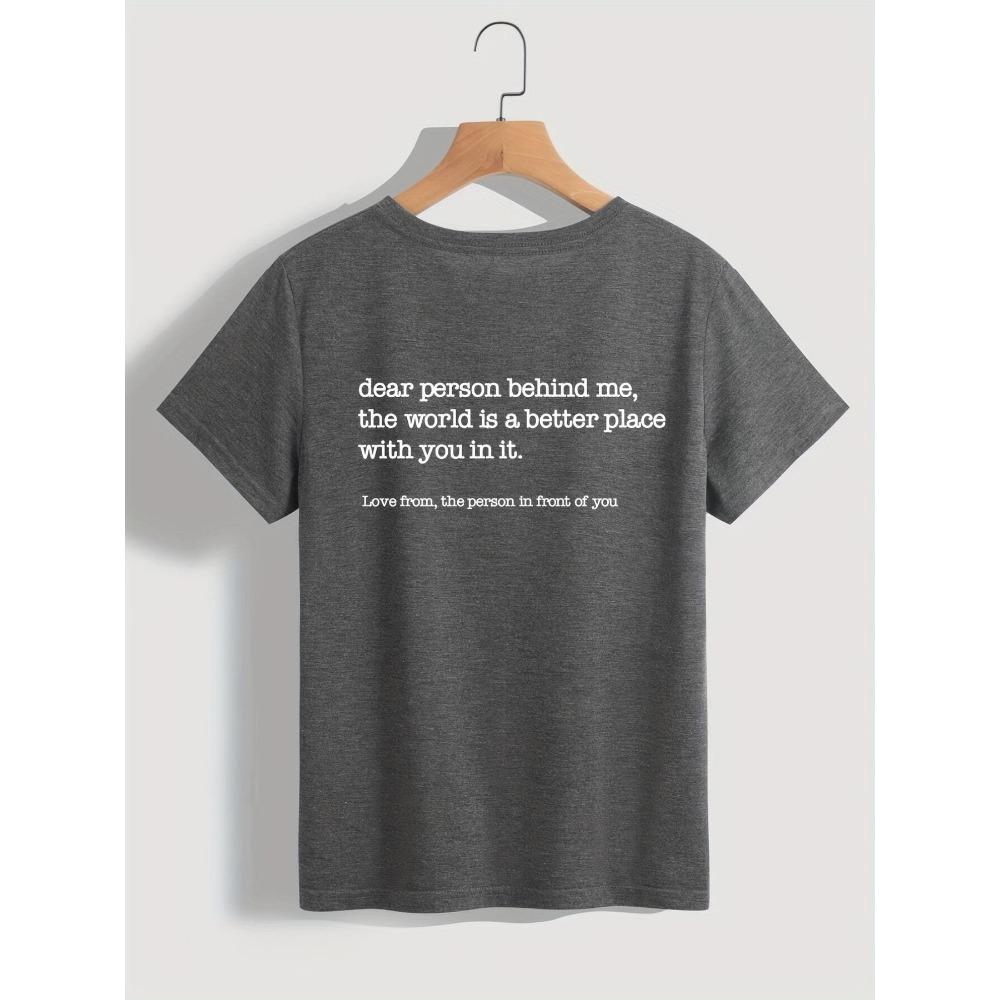 

Женская футболка с круглым вырезом и коротким рукавом, напечатанная надписью 2XL темно-серого