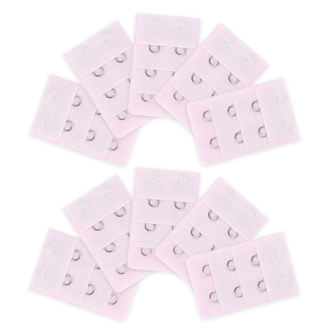 

uxcell Регулируемый бюстгальтер 3 2 Легкий 3 2 10 штук Удлинители, Крючки, Ряды, Крючки, Женский, Розовый-3, Ряды, Крючки,