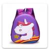 Catnoir Mario Elsa Dinosaur Unicorn Cartoon Printed Backpack Children