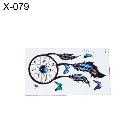 Unisex 3D Dream Catcher Waterproof Temporary Flash Tattoo Sticker Body Art Decal