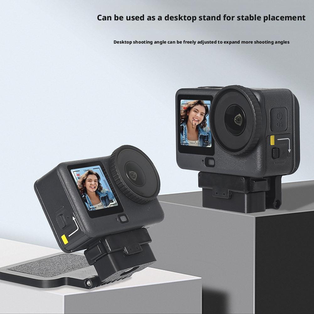 Magnetic Backplate Base Stand Bracket For DJI Action 6 Camera Accessories Multi-Angle Adjustment Quick Release Adapter Mount