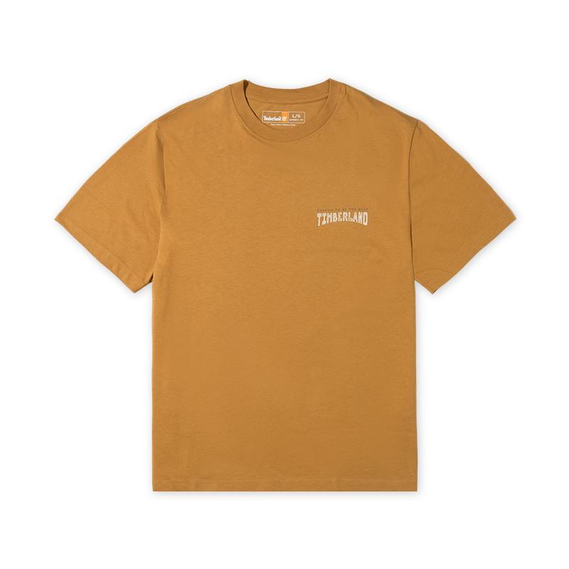 

Timberland Outdoor Breathable Short Sleeve Vintage Design Loose Versatile T-Shirt Unisex Tops Wheat TB0A667KP47 S