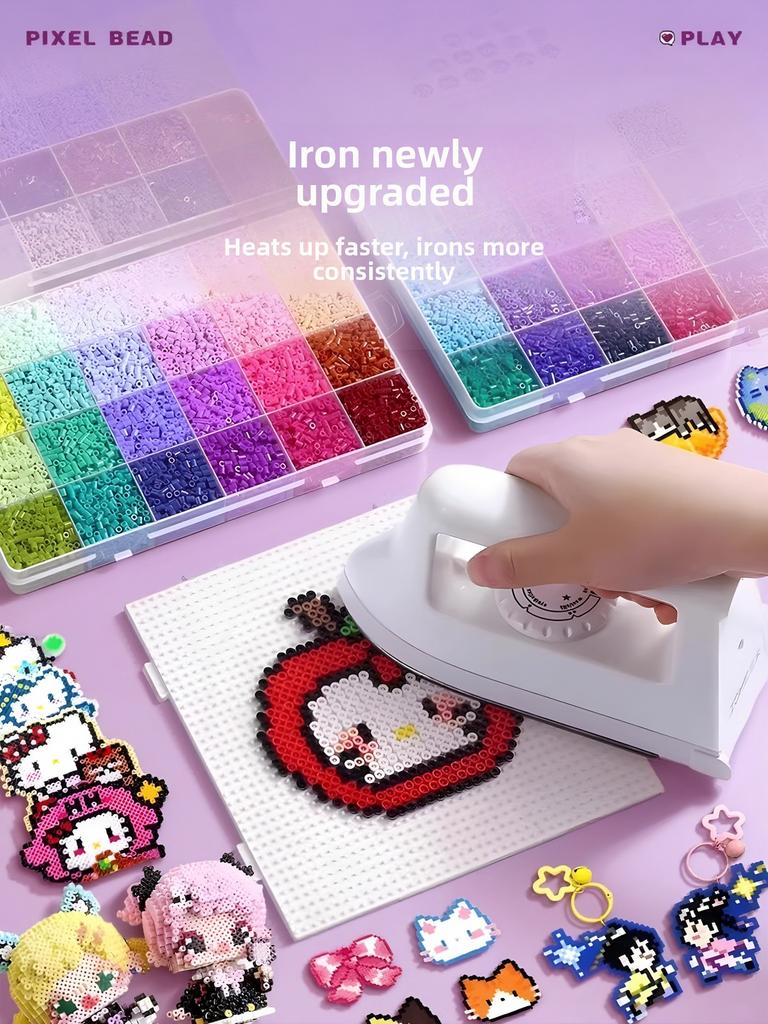 שק חומרים DIY להכנה עצמית של שעועית פינדו, סט מלא של צבעי MARD תלת-ממדיים מותכים, כלים, שק נייר גיהוץ