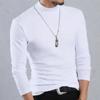 Handsome Spring Autumn Thin Round Neck T-Shirts Simplicity Solid Color Pullovers Fashion Man Casual Classic Men's Clothing 2023