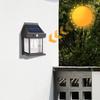 Venkovní solární nástěnné světlo Teplé a hřejivé světlo