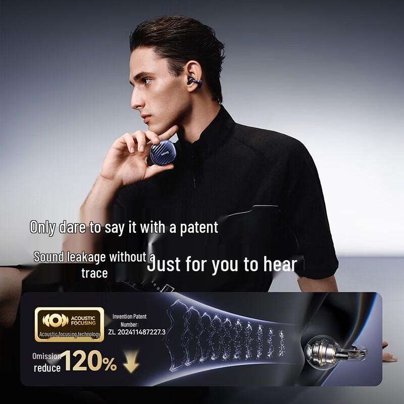 SANAG F50 Ear Clip AI Translation Bluetooth Headphones