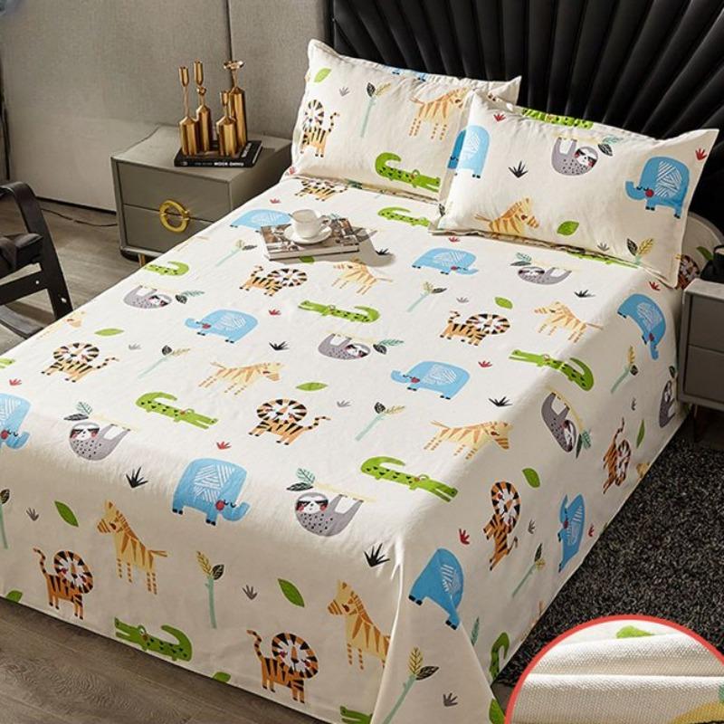 Flat Sheets Thicker Universal Household Breathable Comfortable Bedroom Bedspread King Queen Bed Non-slip Home Decoration Textile